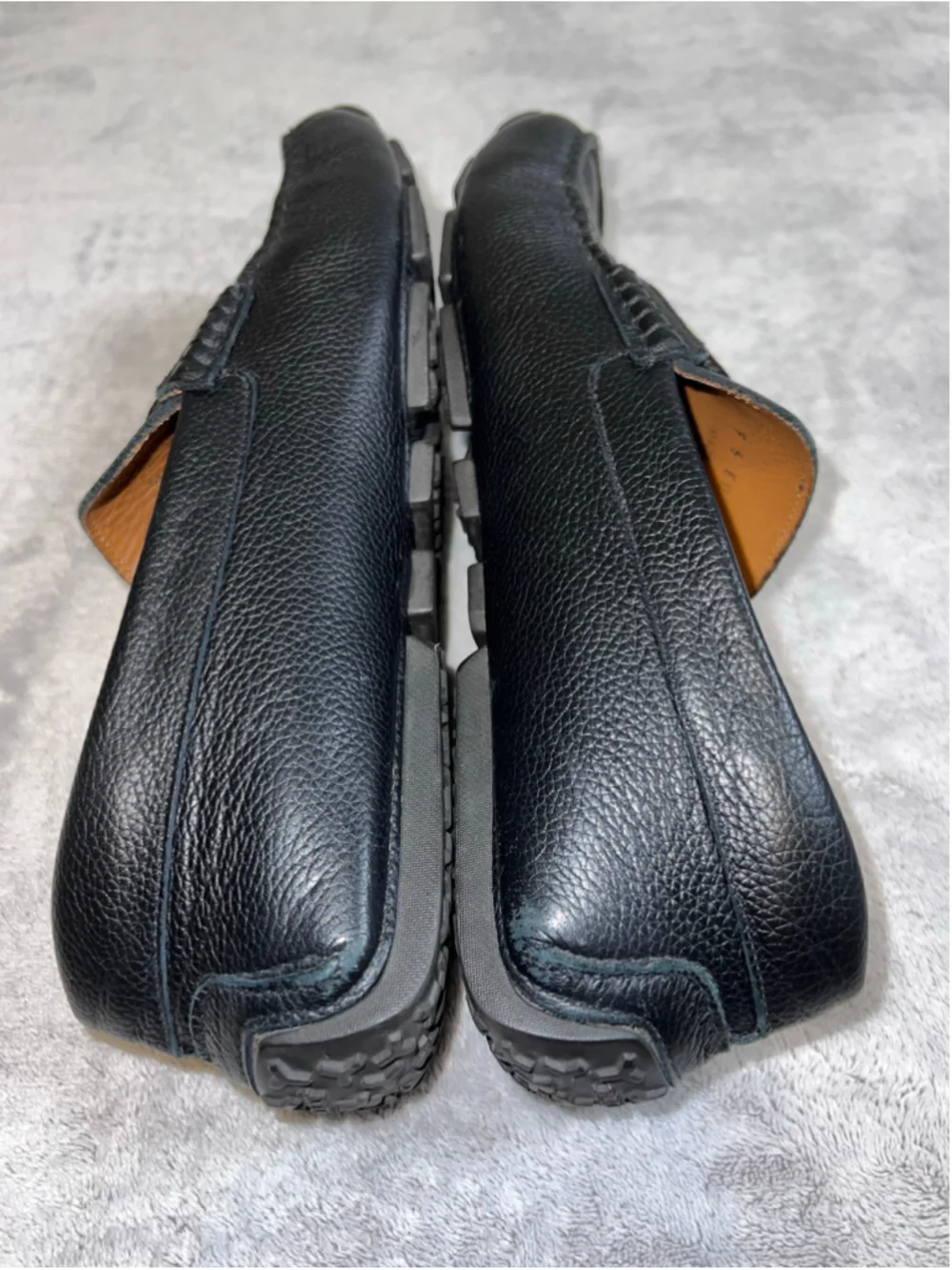 Men's Bally Black & White Leather Loafers & Slip-Ons 6